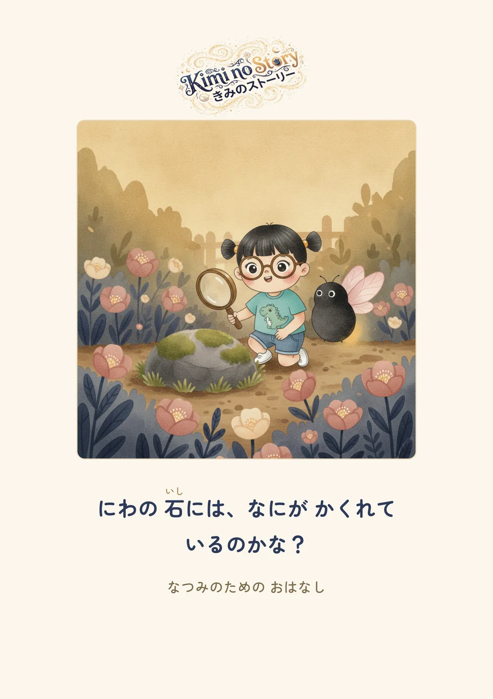 なつみちゃんのサンプル絵本の表紙